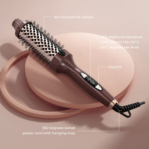 <span class=keywords><strong>Brosse</strong></span> ronde <span class=keywords><strong>chauffante</strong></span> 3 en 1, <span class=keywords><strong>brosse</strong></span> à <span class=keywords><strong>cheveux</strong></span> ionique pour boucler, <span class=keywords><strong>brosse</strong></span> ronde thermique infrarouge pour femmes - Product Image 6