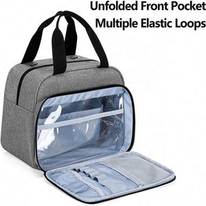 BSCI Factory Custom Portable <b>Knitting</b> Tote Bag Travel Yarn <b>Storage</b> Bag Craft Tote Organizer Bag - Product Image 5