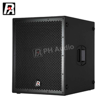 Subwoofer Pasif Kayu Profesional 18-inci Ferrite 4-Ohm SUB 8004 dengan Output 1400W untuk Sistem Suara Surround Panggung Disko DJ