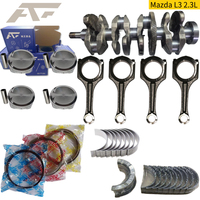 AKF Car Engine L3 L3YH L3-VDT L3Y7 Auto Engine Systems Crankshaft Connecting Rod Piston & Rings Bearings Set for Mazda CX7 2.3L