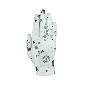 Guantes de golf de cuero Cabretta para mujer de alta calidad Diseño deportivo de flores impresas con partículas de silicona antideslizantes en La Palma - Product Image 2