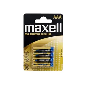 Maxell AAA แบตเตอรี่อัลคาไลน์ซุปเปอร์ LR03 4 AAA แบตเตอรี่หลัก1.5V - Product Image 1