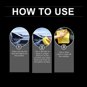 Kit d'entretien automobile Crème de polissage Entretien longue durée Polissage Intérieur Cuir Plastique Rénovation Revêtement - Product Image 6