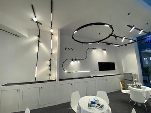 PNY Rail de rail magnétique incurvé Montage en surface pour plafond mural et suspension Câblage suspendu pour système d'éclairage sur rail magnétique DC48V - Product Image 5