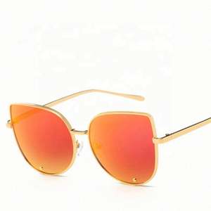 Gafas de Sol de Metal de Lujo para Mujer, Gafas de Sol de Ojo de Gato con Protección UV400, Espejo, Alta Calidad, Gran Venta 2021 - Product Image 4