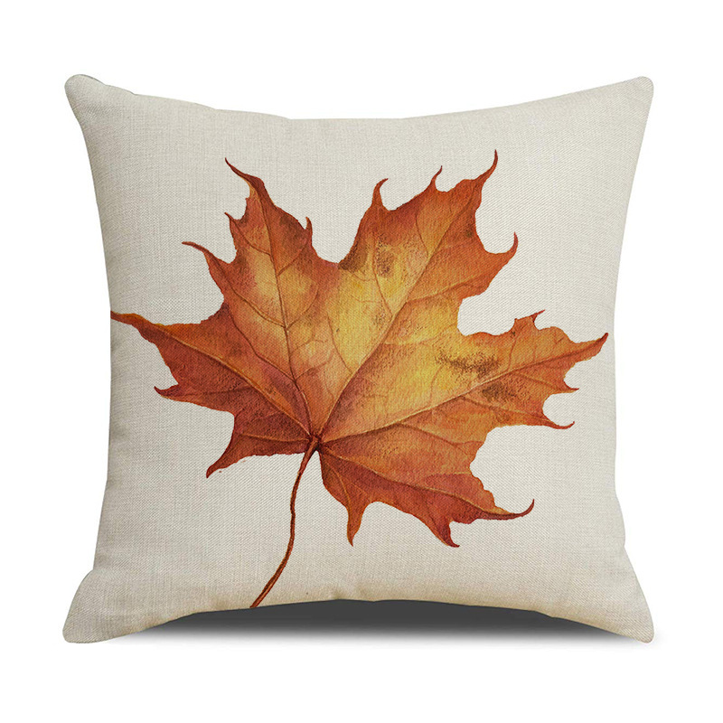 AACORS Thanksgiving Pillow Cover 12x20 Inch - Turkey Pumpkin Autumn Decor For Sofa Couch (Burlap Feel Polyester)