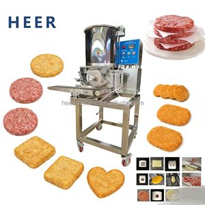 Machine automatique en acier inoxydable pour la formation de galettes de <span class=keywords><strong>viande</strong></span> <span class=keywords><strong>hachée</strong></span>, nouveau modèle, pour nuggets de poulet, tourtes de légumes et burgers - Product Image 1