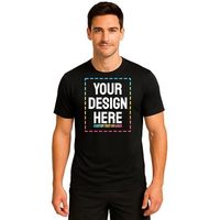 T-shirt personnalisé à coupe carrée, 250 GSM, coton, unisexe, col rond, manches courtes