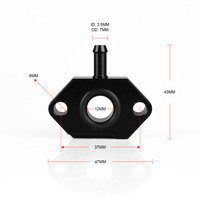 Nuovo Adattatore Valvola Turbo per Auto, Ricambio/Aggiornamento Compatibile con Volkswagen Audi EA111 EA211 EA888 1.4T 2.0T, 1 Anno di Garanzia