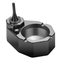 Allume-cigare hybride électrique à huile et à kérosène de bureau en acier inoxydable Baicheng avec cendrier