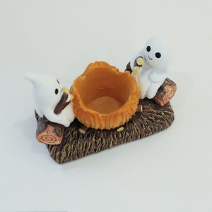 Porte-bougie fantôme d'Halloween en résine avec lumière, décoration intérieure et extérieure, cadeau - Product Image 3