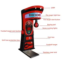 Machine de boxe à monnayeur grand format en métal et plastique, pour e-sport, exportation, testez votre force, frappez, soulagez le stress, garantie 1 an