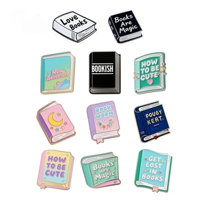 Badges littéraires personnalisés par thème de livre, cadeaux culturels et créatifs pour librairies, récompenses de lecture, épingles pour les amoureux des livres - Product Image 6