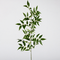 Feuilles de saule et d'eucalyptus artificielles en soie, branche suspendue pour centre de table de mariage, bouquet, arche, décoration intérieure durable