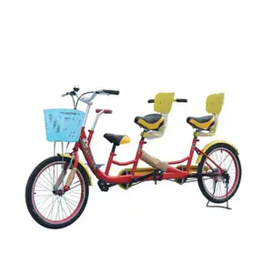 中国便宜的成人双人自行车/四轮自行车bicleta/四轮自行车4人自行车