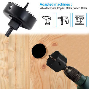 Sierra perforadora de madera de 20 mm a 25 mm con punta de acero al carbono, eje integrado y piloto integrado para proyectos de carpintería, tallado y plástico - Product Image 5