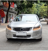 Ensemble de phares LED KGKB pour Honda Accord G8 8e génération CP 2008-2012, mise à niveau avec 4 lentilles de projecteur, clignotants séquentiels, Plug & Play