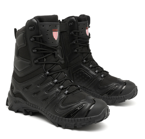 Botas Tácticas DF0726 Camuflaje Negro 5AA UZMK AS33 Nueva Versión, Botas Militares de Corte Alto para Hombre, para Entrenamiento, Senderismo y Actividades al Aire Libre - Product Image 1