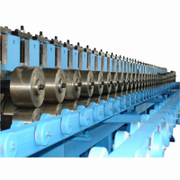 Machine de formage à rouleaux pour panneaux de portes en acier Jiuxin Machinery avec moteur à engrenages et roulement de boîte de vitesses - Haute économie d'énergie 380V