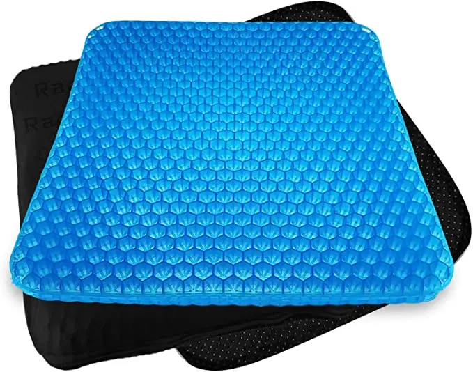 Pressure Relief Third Generation Double honeycomb egg Gel Seat Cushion for Office Chair Car Wheelchair