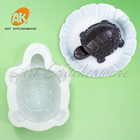 AK Tortue 3D Silicone Tortue Gelée Fondant Gâteau Moule Décoration Silicone Chocolat Moule DIY Sucre Artisanat Bougie Résine Moules