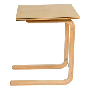 Petite table basse en bois courbé pour salon