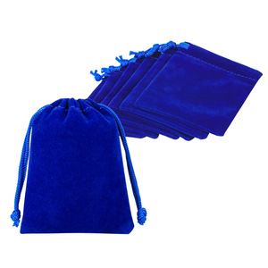 Bolsas de Terciopelo para Joyería con Cordones, Bolsas de Regalo de Terciopelo para Pendientes, Bolsitas para Recuerdos de Boda - Product Image 6