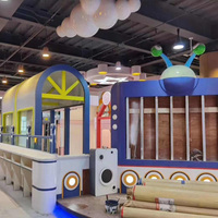 Terrain de jeu commercial personnalisé Équipement de jeux souples pour enfants dans un parc d'attractions intérieur parent-enfant à vendre