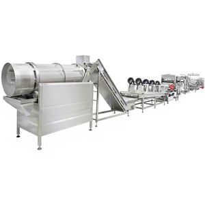 New Top Making <b>Fry</b> Plantains Multi Functional Small Banana Chips Deep Fryer Continuous Gas Plantain Chips Frying Machine - Product Image 1
