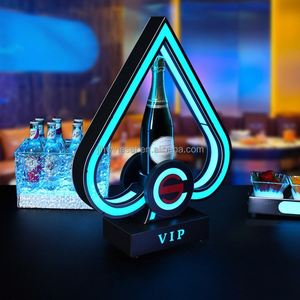 2025 Trending Ace of Spade Bottle Service Presentador LED Champagne Holder Glorifier Bottle Display Presenter para club nocturno - Product Image 2
