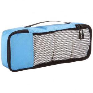 Portable Luxury Makeup Pouch With Zipper Closure Versatile Fashionable Cosmetic Case Organizer for Travel Toiletries <b>Storage</b> - Product Image 1