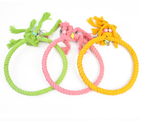 Jouet oiseau pour perruches en coton, objet à suspendre, pour animaux de compagnie, se balance, anneau support - Product Image 5