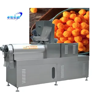 Kommerzielle Snackbar Doppelschnecken-Extruder-Maschine gepolsterte Maiskäse-Bälle Snacks-Lebensmittelherstellungs-Extruder-Maschine