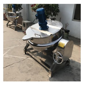 หม้อผสมอาหารกาต้มน้ำไฟฟ้าทำความร้อน/อบไอน้ำหม้อทำอาหารขนาด100ลิตรหม้อกาต้มน้ำสองชั้น - Product Image 3