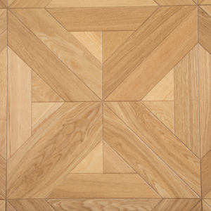 Plancher en bois dur moderne 450x450mm, 15/1.2mm d'épaisseur, placage chêne multicouche, écologique, résistant à l'eau, pour usage intérieur - Product Image 1