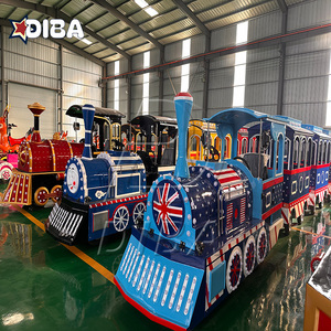 ขายรางรถไฟไฟฟ้าสำหรับเด็กเกมสวนสนุกรถไฟวิ่งแบบไม่มีรางสำหรับเด็ก - Product Image 5