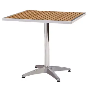 (SP-AT325) Moderne moins cher carré petit rectangle table en plein air table de balcon