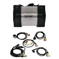 Multiplexor MB Star C3 SD Connect con 5 Cables, Analizador de Motor de 12-24V para Camiones, Escáner OBDII para Vehículos Pesados, Herramientas de Diagnóstico, 1 Año de Garantía