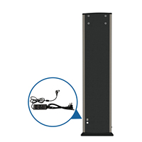 Detector de Metales Inteligente Hawkeys con Pantalla de 7 Pulgadas y 33 Zonas, Estación de Detección de Contrabandos, Alarma de Luz y Sonido Dual