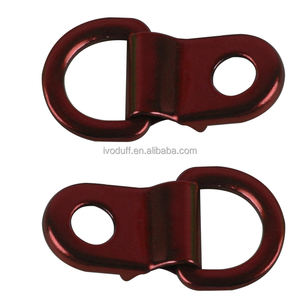 ตะขอเกี่ยวเชือกรองเท้าแบบใหม่ของ Ivoduff สำหรับรองเท้าบูทแฟชั่น  ตะขอโลหะรูตาไก่  ห่วงโลหะรูปตัว <span class=keywords><strong>D</strong></span> สำหรับเชือกรองเท้าเดินป่า - Product Image 3