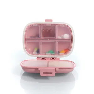 New Products Wheat Straw Fiber Safe Healthy Pill Case/pill Box