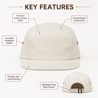 Gorra de Lona Unisex Ajustable para Pesca y Campamento, con Bordado 3D, 100% Algodón, para Deportes al Aire Libre, Personalizada con Visera Curva, Venta al Por Mayor