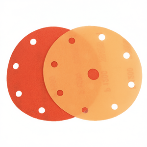 Disque de ponçage à 15 trous, grain 500, avec support en film, pour le polissage du bois et du métal - Product Image 2