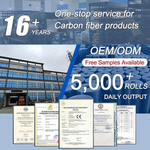 NQFIBER Suministro de Fábrica Rollo de Tela de Fibra de Carbono Negra Ligera de Alta Resistencia 3K 200G Tejido de Sarga para Estructuras de Construcción - Product Image 5