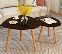 Meubles de salon Design moderne meubles de bureau en bois pour la maison communiquer Table à thé café moderne