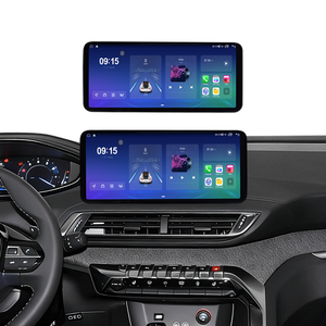 Radio para Auto, Reproductor para <span class=keywords><strong>PEUGEOT</strong></span> 4008/<span class=keywords><strong>5008</strong></span> 2018-2022, Navegación GPS con Marco, WIFI, Unidad Principal de 12.3 Pulgadas, Estéreo, Android 13 - Product Image 1