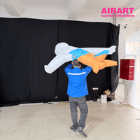 Costumes d'avion gonflables pour la décoration des aires de jeux pour enfants - Costumes d'avion pour adultes pour les fêtes d'anniversaire