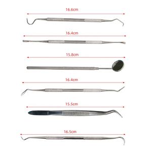 Kit d'outils d'hygiène dentaire Grattoir à tartre pour dentiste Détartreur Détachant - Product Image 2