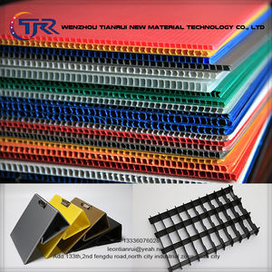 नई सामग्री पीपी नालीदार प्लास्टिक शीट 10Mm प्लास्टिक शीट नालीदार सैनिक शीट - Product Image 2