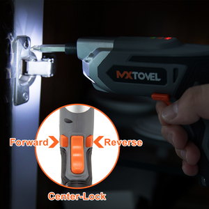 Perceuse-visseuse sans fil rechargeable électrique pivotante 3,6 V au lithium 5 N.m, vitesse variable, lumière LED, embout 1/4 pouce - Product Image 6